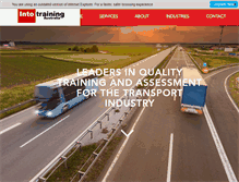 Tablet Screenshot of intotraining.com.au